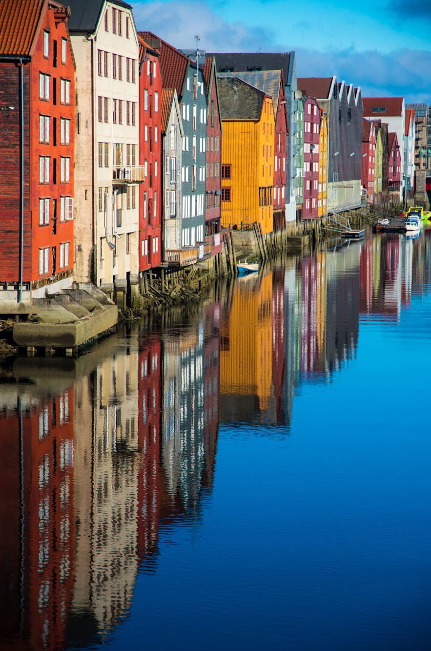 Trondheim city view