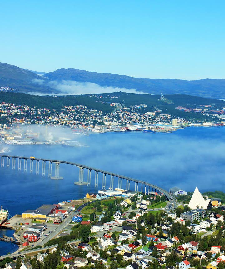 Tromsø viewed from above