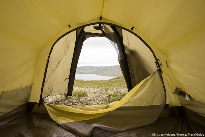 outdoor camping in Norway