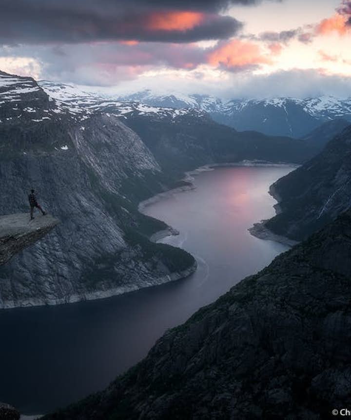 The stunning view from Trolltunga