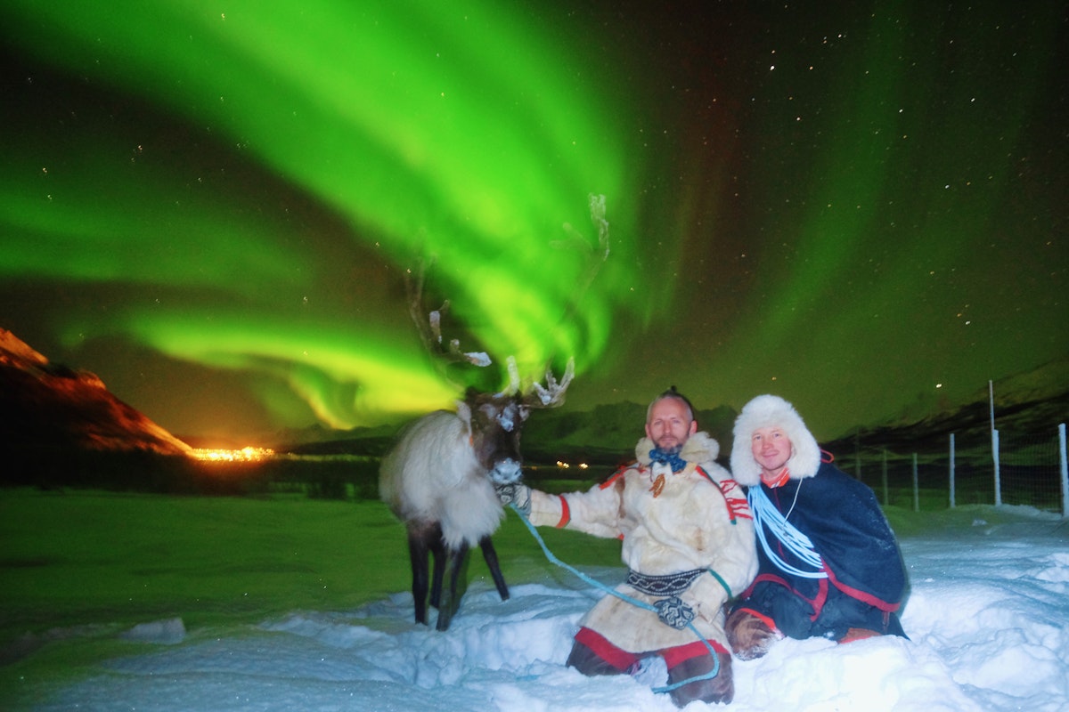 Northern Lights and Reindeer Sledding with Sami Guides | Northern