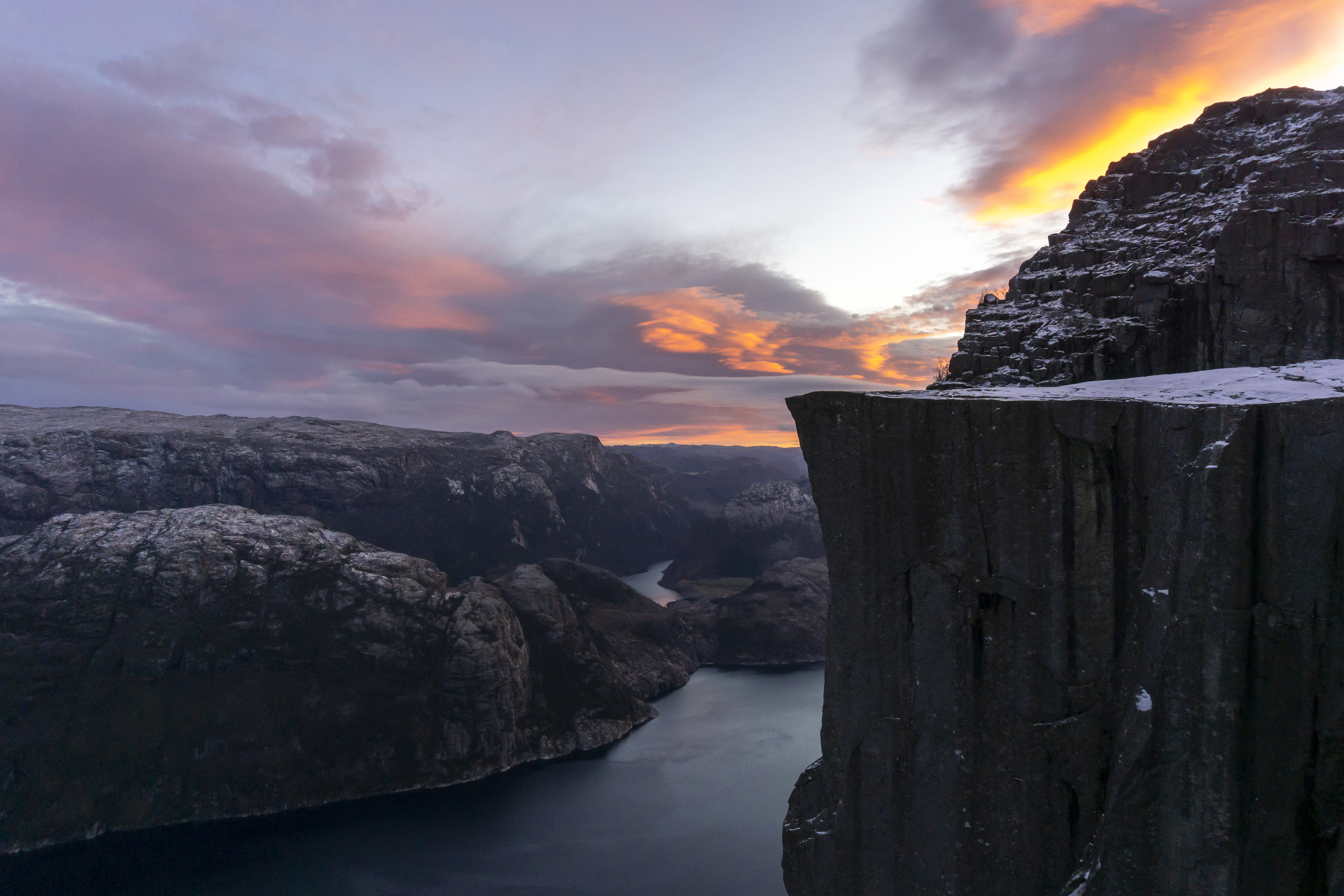 Preikestolen Winter-Spring Guided Hike and Lysefjord Crui...